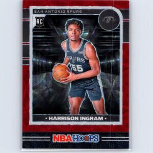 2024-25 Hoops Harrison Ingram Rookie #278 Premium Scope Red #/49 Spurs